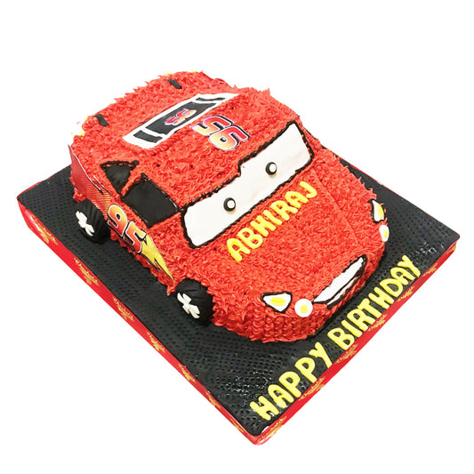 Lightning McQueen Car Cake