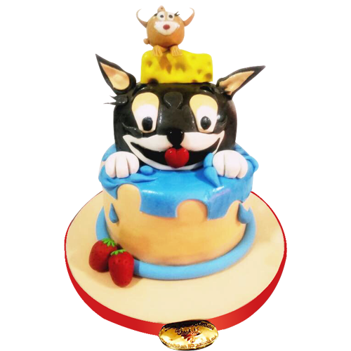 Tom And Jerry Birthday Cake 500