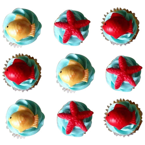Star Fish Cupcakes