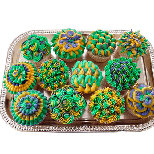 Mardi Gras Cupcakes 500
