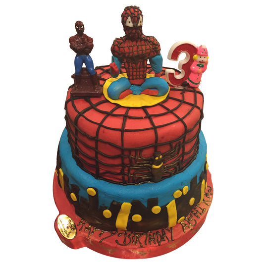 Spiderman Birthday Cake 1080