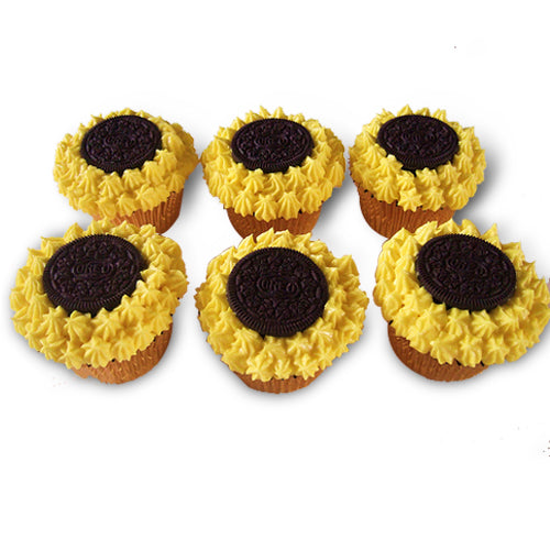 Sunflower Cupcakes 500