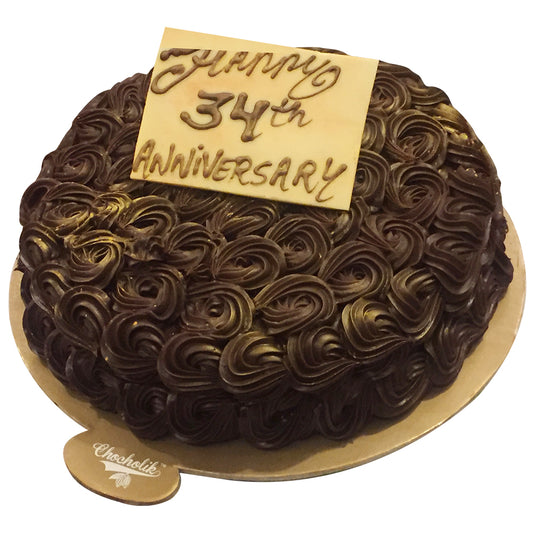 Double Heart Anniversary Cake | anniversary cake noida | Bakehoney